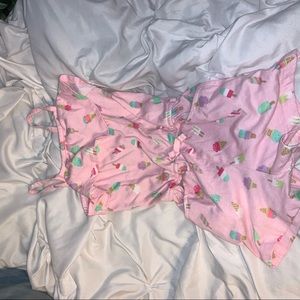 Ice cream pink romper